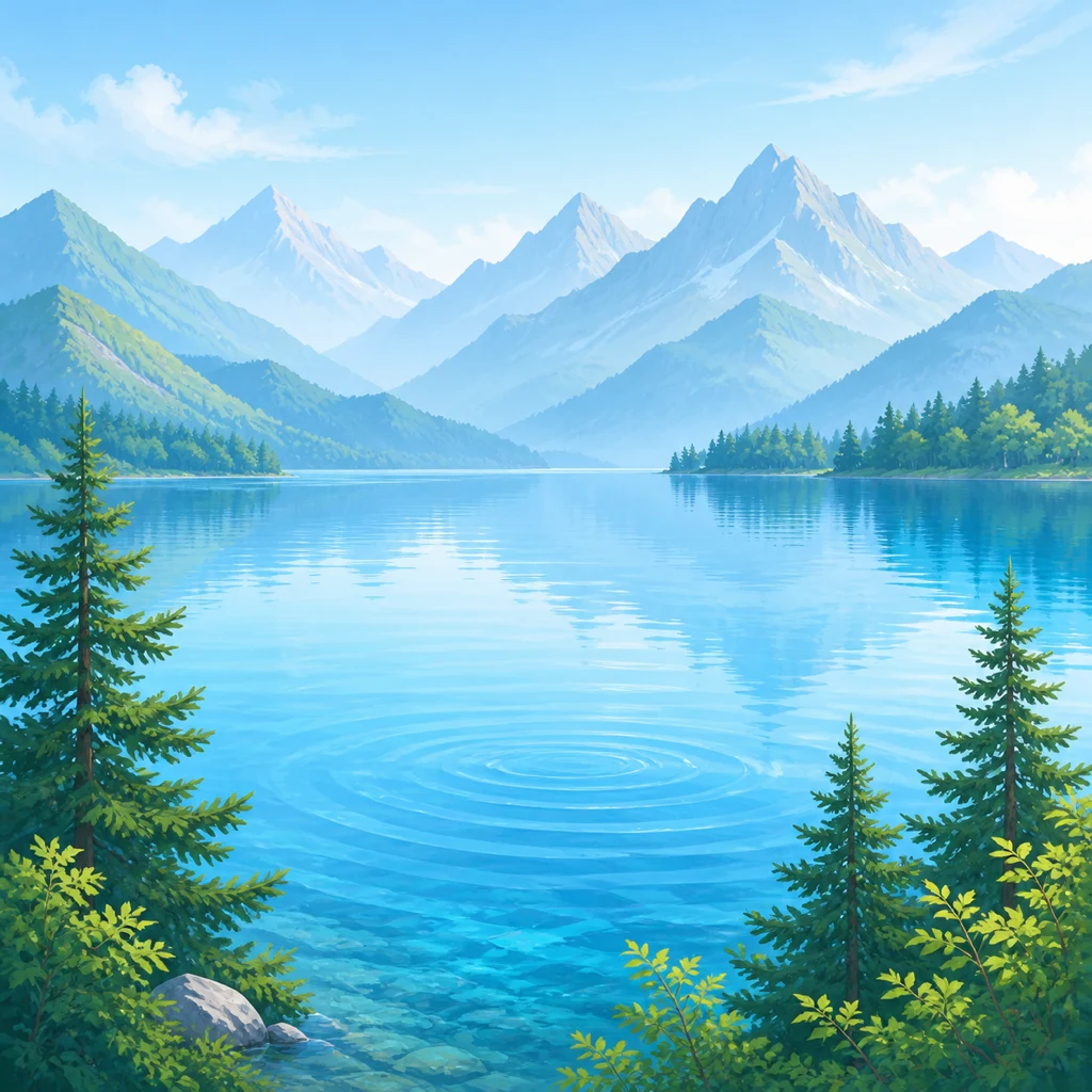 SignalBreak lake and mountain app icon